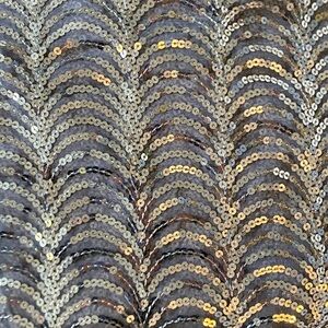 Silver Sequin Shawl, Scarf, Wrap with Fringe